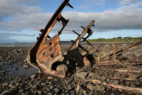 World Ship Wrecks Ss Gairloch Oakura Taranaki New Zealand