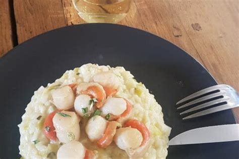 Risotto aux Saint Jacques et poireaux au Thermomix