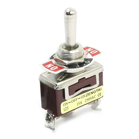 Momentary Spdt On Off On 3 Position Toggle Switch Ac 250v 15a In