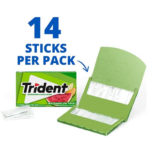 Buy Trident Sugar Free Gum Variety Pack Watermelon Twist And Tropical