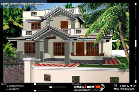 A house this size will need about 3 to 4 cubic yards of concrete for footings but without a set of plans this is just swag engineering. Kerala Home plan and elevation - 1500 Sq. Ft. - Kerala ...