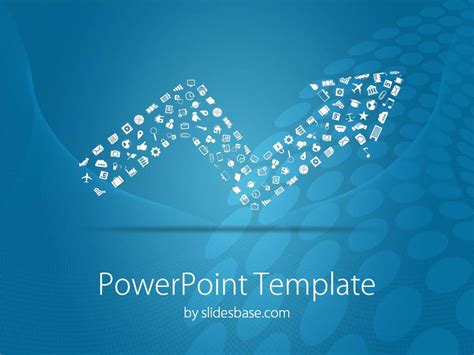 Arrow Graph Powerpoint Template Slidesbase