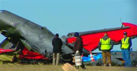 Victims Identified In Mid Air Vintage Plane Crash Cbs News