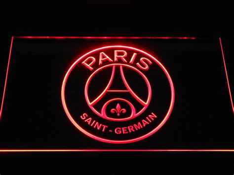 Paris saint germain | logo redesign. Paris Saint-Germain FC Crest LED Neon Sign | SafeSpecial