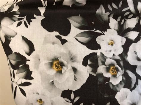 Natural Viscose Staple Floral Printsoft Viscose Fabric With Etsy