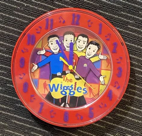 The Wiggles Wall Clock 21 Cm Diameter 2500 Picclick Au