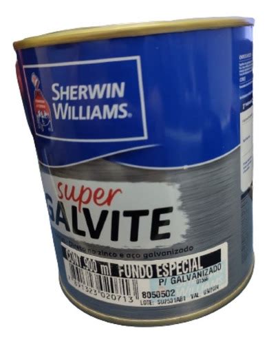 Super Galvite Ml Sherwin Williams Branco Gelo Galvanizado Frete Gr Tis