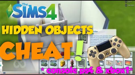 Sims 4 Tutorial Ii Hidden Objects Debug Items Cheats Console Ps4