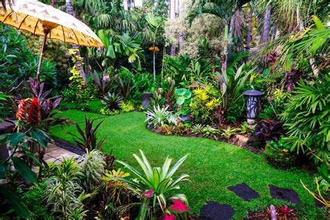 Balinese Style Tropical Garden Lifes Bounty