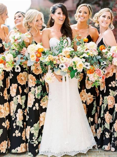 22 Floral Print Bridesmaid Dresses For Spring And Summer Weddings Page 2