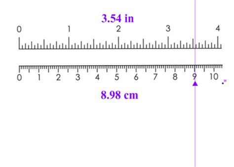 Comparing Inches To Centimeters Geogebra