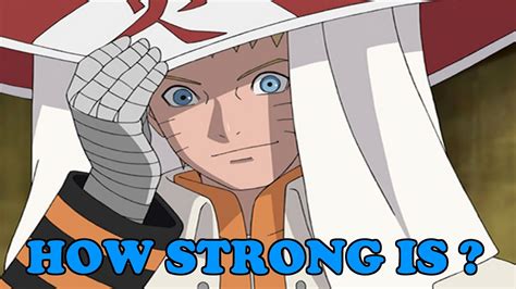 How Strong Is Seventh Hokage Naruto Uzumaki ナルト Youtube