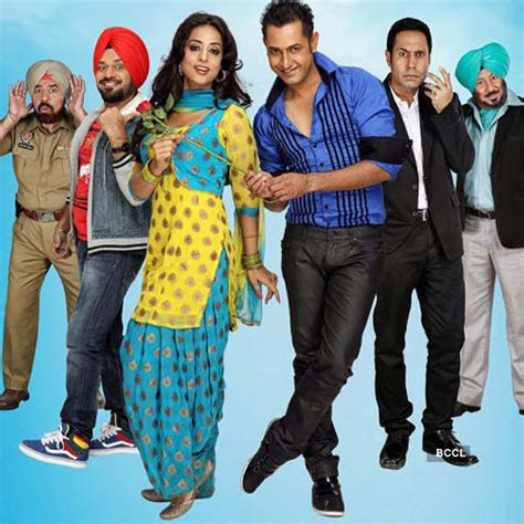 Gippy Grewal And Mahie Gill In A Still From Punjabi Movie Carry On Jatta