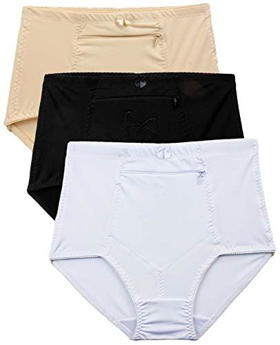 Barbra’s Women’s Travel Pocket Underwear Girdle Brief Panties S 5xl Large 3 Pack Pricepulse