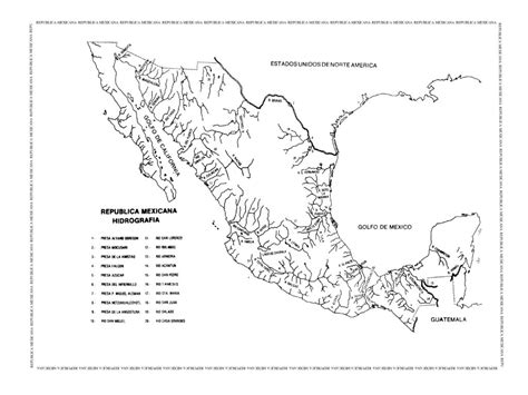 Simple Mapa De M Xico Sin Nombres Republica Mexicana