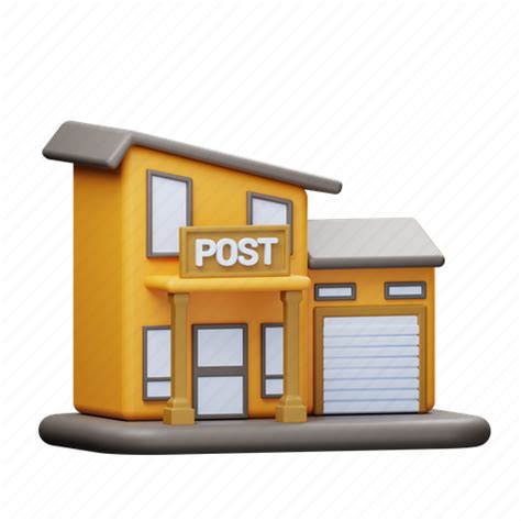 Post Office 3d Illustration Download On Iconfinder