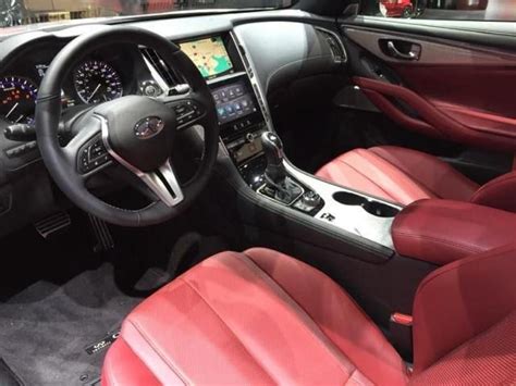 Infiniti Q60 Red Sport 400 Interior