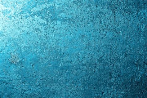 Rusty Blue Concrete Wall Crisp Texture Photohdx