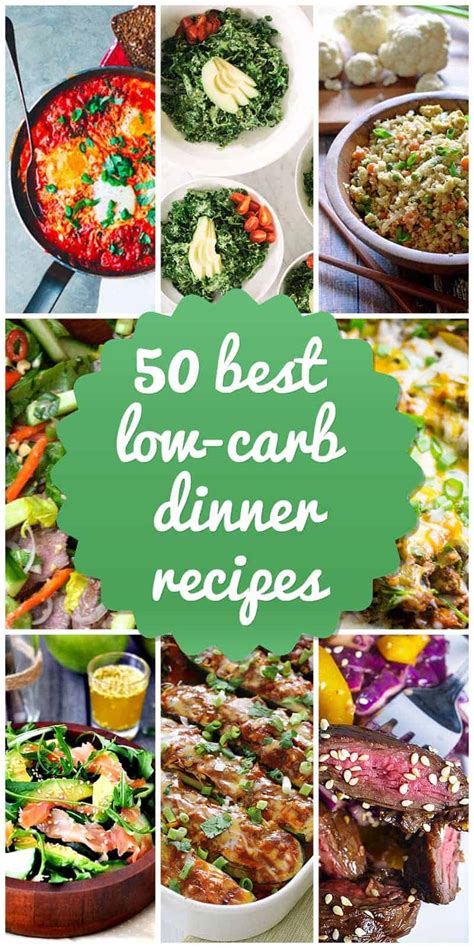 Low carb dinners — for sticking with a lowcarb diet tips. 50 Best Low-Carb Dinners - Recipes and Ideas