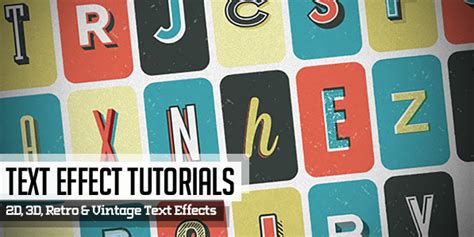 New Text Effects Tutorials 2015 Tutorials Graphic Design Junction