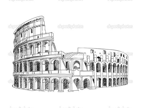 Coliseo De Roma Para Colortear Dibujo Para Colorear Arco Del