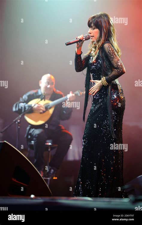 Portuguese Fado Singer Ana Moura Performing At The Womad Festival In