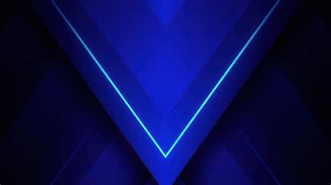 1920x1080 Blue Triangle Abstract 4k Laptop Full Hd 1080p