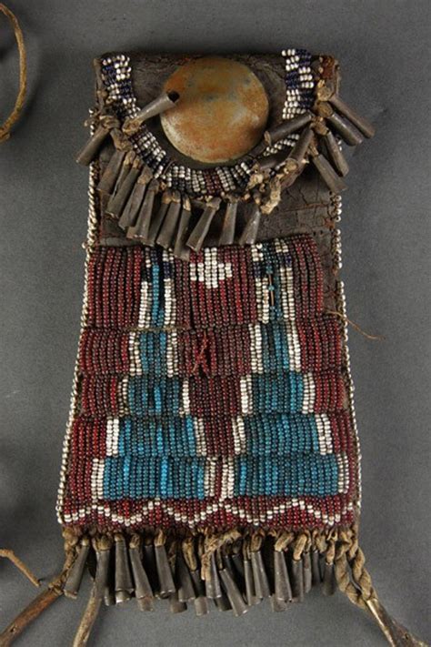 388 Plains Native American Indian Beaded Pouch 3 Beadedjewelry