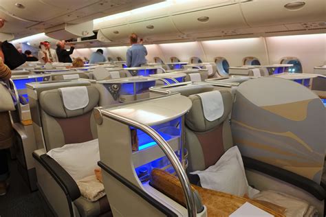 Emirates A380 Business Class Cabin Emirates A380 Business Class