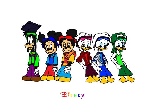 The Mouseton Juniors And Quack Pack Mickey And Friends Fan Art