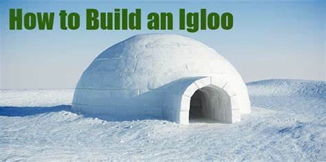 But how can building a house made of ice keep you warm? Men Do Outdoors - exceptional men doing exceptional things ...