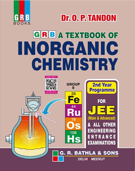 Combo Textbook Inorganic Chemistry For Jee 1st Year And 2nd Year Set