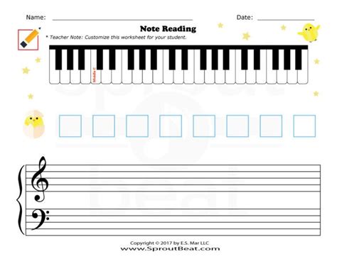 Think of the notes as the letters, the measures as the words, the phrases as the sentences and so. Music Worksheet Categories Note Reading | 음악