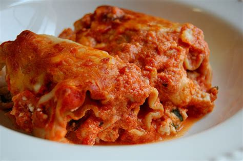 Savory Spicy Sweet Giadas Shrimp Lasagna Rolls