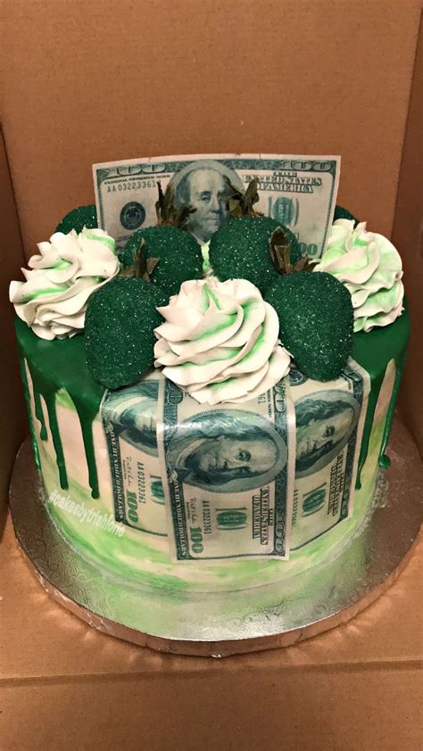 Money Cake | Money birthday cake, 21st birthday cakes, Green birthday cakes