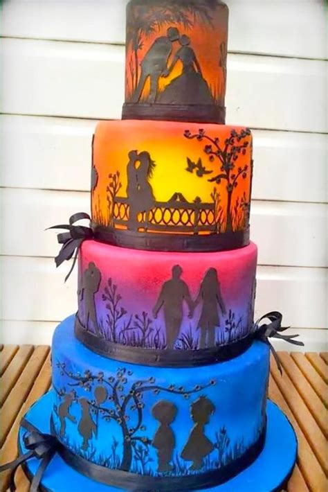 47 unique monogrammed wedding cakes. 15 Kue Pernikahan Unik Ini Bikin Kamu Banjir Pujian, Cute ...