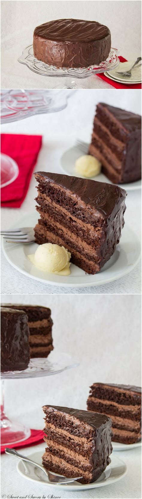 I think you are going to flip over this chocolate bundt cake with cream cheese filling. Supreme Chocolate Cake with Chocolate Mousse Filling ...