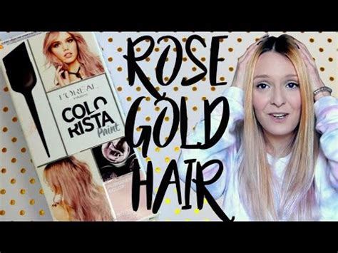 Стойкой краски l'oreal colorista permanent gel. Crash-test Rose Gold by COLORISTA - YouTube