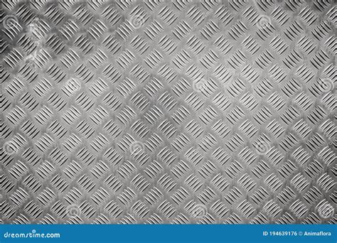 Silver Checker Plate Texture Image Stock Photo Image Of Metallic
