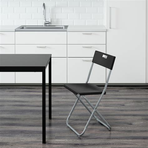 Check out ikea's stylish home furnishing and home accessories now! GUNDE Folding chair, black - IKEA