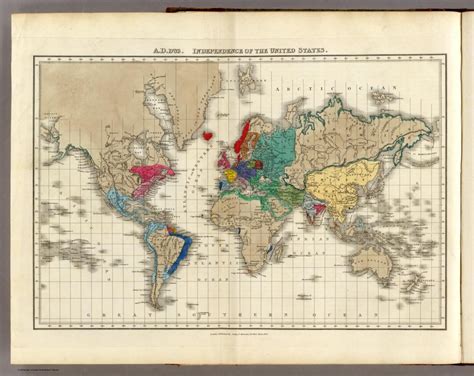 Un Atlas Du Monde Connu En Brouillard De Guerre Publié En 1830