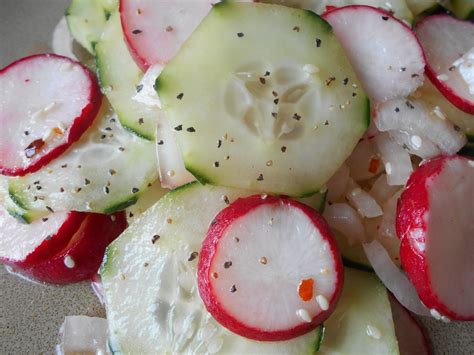 Japanese Style Cucumber And Radish Salad Recipe Food Com