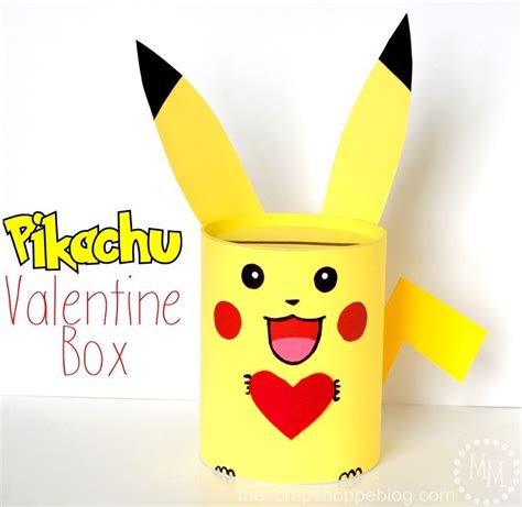 This Diy Pikachu Valentine Box Is Perfect For Your Pokémon Loving Kid