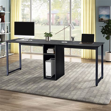 But at target we've made it super easy to find a desk that's perfect for your work, space and also your wallet. EUROCO 2-Person Workstation Writing Desk, Metal Computer ...