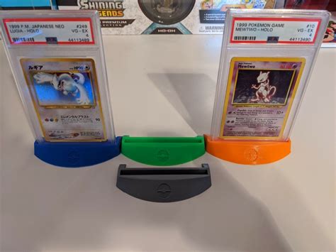 Pokemon Card Stand PSA Toploader 3D Print Request Style Color