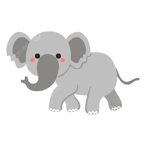 Gambar Ilustrasi Kartun Gajah Gajah Ilustrasi Clipart Gajah Png Dan