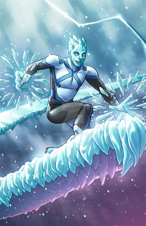 Iceman X Men Blue By Jamiefayx X Men Fan Art Dc Concept Art