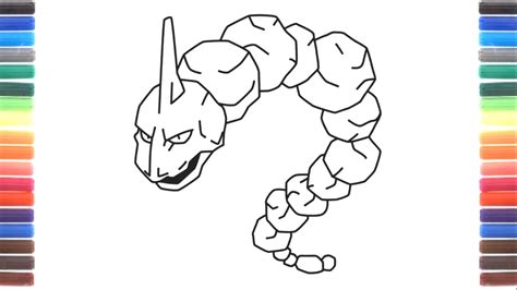 Easy drawing guides > cartoon , character , easy , pokemon > how to draw mew from pokémon. How to draw Onix Pokemon Go characters - YouTube