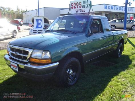 1998 Ford Ranger Xlt Extended Cab In Pacific Green Metallic Photo 11