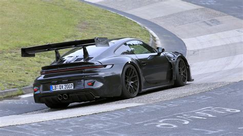 New 992 Porsche 911 Gt3 Rs Spied Testing At The Nürburgring